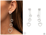 Falling In Love - White Post Earring