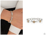 Dimensional Dazzle - Brown Bracelet