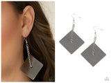 Block Party Posh - Black Earring