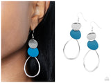 Retro Reception - Blue Earring