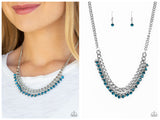 Glow and Grind - Blue Necklace