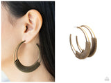 Artisan Attitude - Brass Hoop Earring