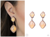 Double Dipping Diamonds - Copper Clip-on Earring