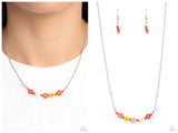 BOUQUET We Go - Red Necklace