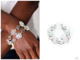 Discus Throw - White Bracelet