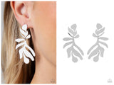 Palm Picnic - Silver Post Earring