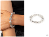 We Totally Mesh - White Bracelet