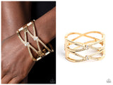 Entrancing Etiquette - Gold Bracelet
