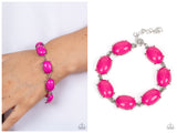 Confidently Colorful - Pink Bracelet