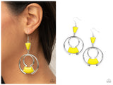 Deco Dancing - Yellow Earring