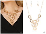 OVAL The Limit - Gold Necklace