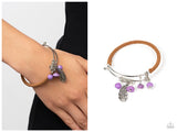 Running a-FOWL - Purple Bracelet