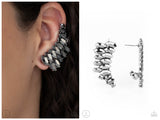 Explosive Elegance - Silver Post Earring