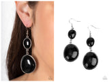 Soulful Samba - Black Earring