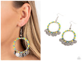 Bohemian Beach Blast - Green Earring