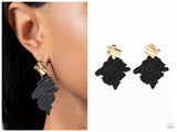 Crimped Couture - Gold Post Earring