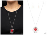 Epicenter of Elegance - Red Necklace
