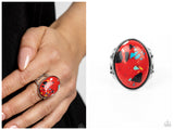 Majestic Marbling - Red Ring