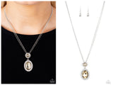 Castle Diamonds - Brown Necklace