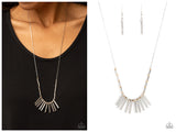 Rustic Hot Rod - Silver Necklace