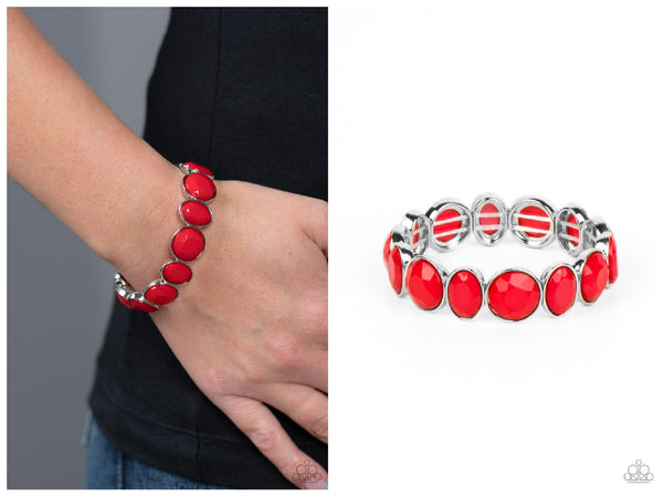 Whimsical Glow - Red Bracelet