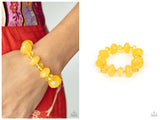 Keep GLOWING Forward - Yellow Bracelet