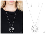 Ecliptic Elegance - White Necklace