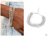 Secretly Sassy - White Bracelet
