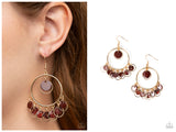 Cabana Charm - Brown Earring