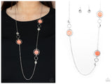 Laguna Lounge - Orange Necklace