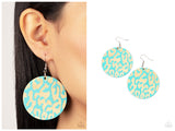 Catwalk Safari - Blue Earring