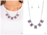 Pearly Pond - Purple Necklace