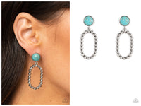 Riverbed Refuge - Blue Post Earring