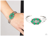 Taj Mahal Meadow - Green Bracelet