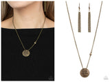 Live The Life You Love - Brass Necklace