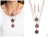 Geographic Grace - Copper Necklace
