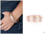 Trophy Texture - Rose Gold Bracelet