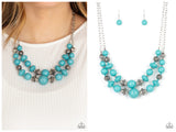Upscale Chic - Blue Necklace