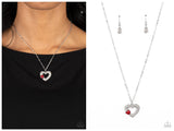 Bedazzled Bliss - Red Necklace