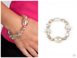 Iridescent Illusions - Gold Bracelet