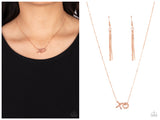 Hugs and Kisses - Copper Necklace