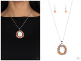 Sahara Sea - Orange Necklace