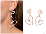 Doting Duo - Copper Post Earring