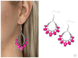 Flamboyant Ferocity - Pink Earring