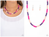 Rainbow Road - Pink Necklace