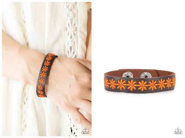 Wildflower Wayfarer - Orange Bracelet