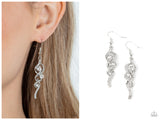 Highly Flammable - White Earring