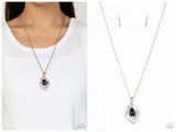 Dauntless Demure - Purple Necklace