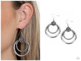 Spun Out Opulence - Silver Earring