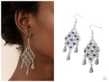 Sentimental Shimmer - Blue Earring